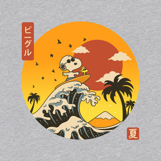 The Great Beagle Off Kanagawa-Womens-Fitted-Tee-retrodivision