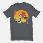 The Great Beagle Off Kanagawa-Womens-Fitted-Tee-retrodivision