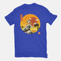 The Great Beagle Off Kanagawa-Womens-Fitted-Tee-retrodivision