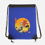 The Great Beagle Off Kanagawa-None-Drawstring-Bag-retrodivision