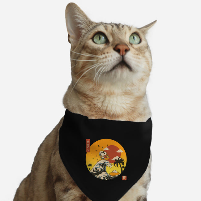 The Great Beagle Off Kanagawa-Cat-Adjustable-Pet Collar-retrodivision