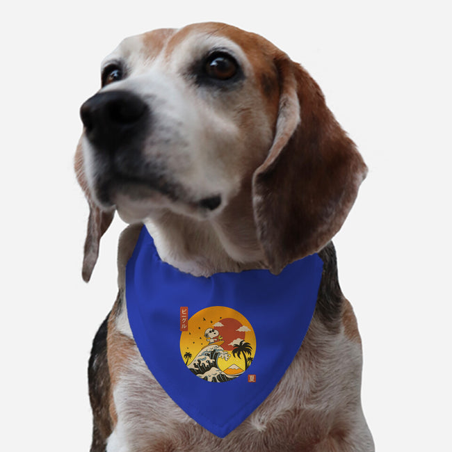 The Great Beagle Off Kanagawa-Dog-Adjustable-Pet Collar-retrodivision