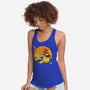 The Great Beagle Off Kanagawa-Womens-Racerback-Tank-retrodivision
