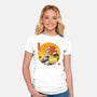 The Great Beagle Off Kanagawa-Womens-Fitted-Tee-retrodivision
