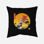 The Great Beagle Off Kanagawa-None-Removable Cover w Insert-Throw Pillow-retrodivision