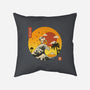 The Great Beagle Off Kanagawa-None-Removable Cover w Insert-Throw Pillow-retrodivision