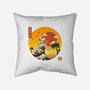 The Great Beagle Off Kanagawa-None-Removable Cover w Insert-Throw Pillow-retrodivision