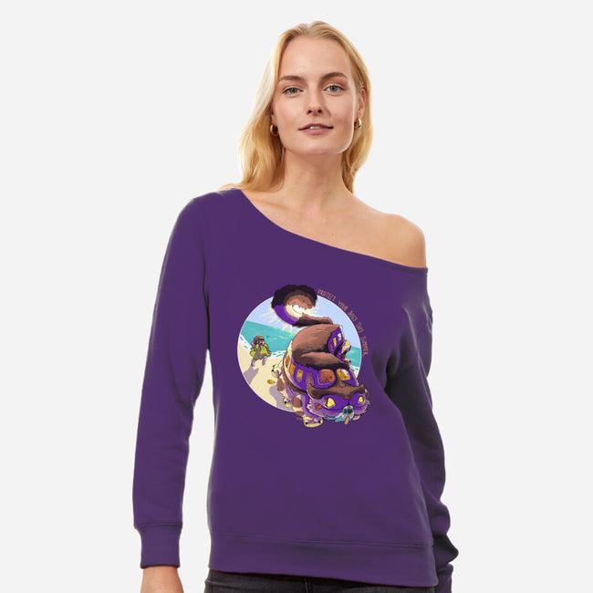 Protect Your Dogs-Womens-Off Shoulder-Sweatshirt-Sofia Merc