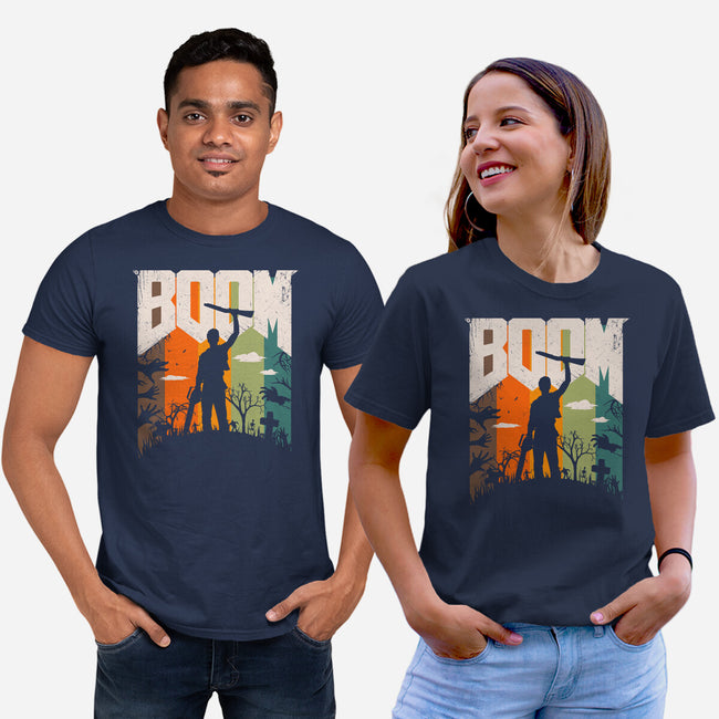 This Is My Boomstick-Unisex-Basic-Tee-rocketman_art