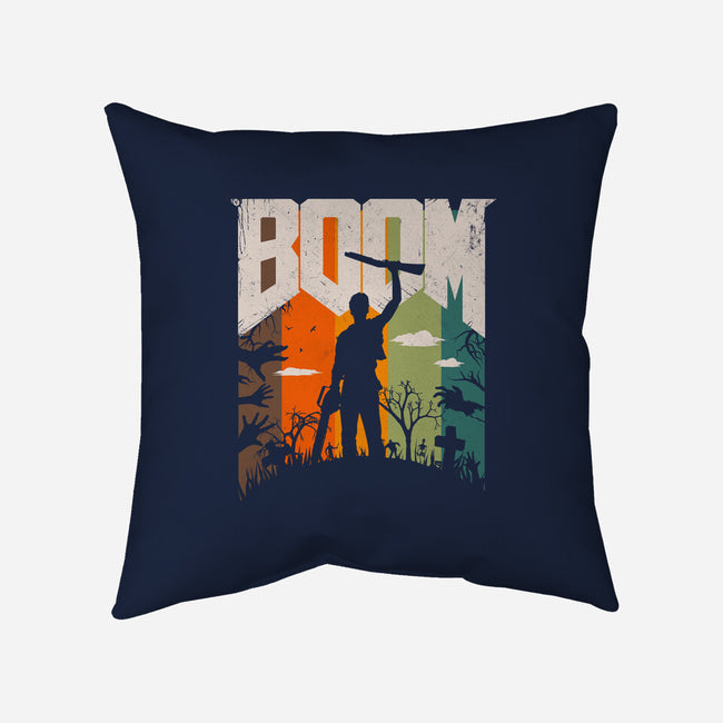 This Is My Boomstick-None-Removable Cover-Throw Pillow-rocketman_art