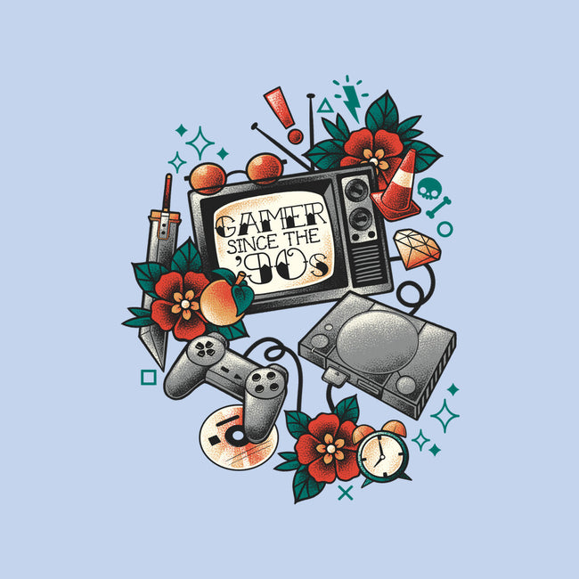 Gamer Since The 90s-Baby-Basic-Tee-NemiMakeit