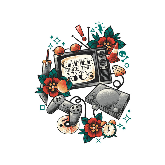 Gamer Since The 90s-Womens-Racerback-Tank-NemiMakeit