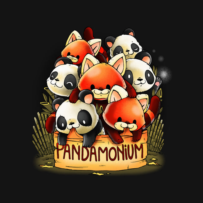 Pandamonium-None-Removable Cover-Throw Pillow-Vallina84