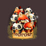 Pandamonium-None-Removable Cover-Throw Pillow-Vallina84