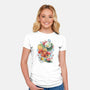 Fish Furin-Womens-Fitted-Tee-Vallina84