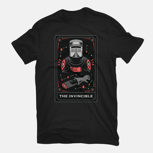 The Invincible Tarot Card-Womens-Fitted-Tee-Logozaste