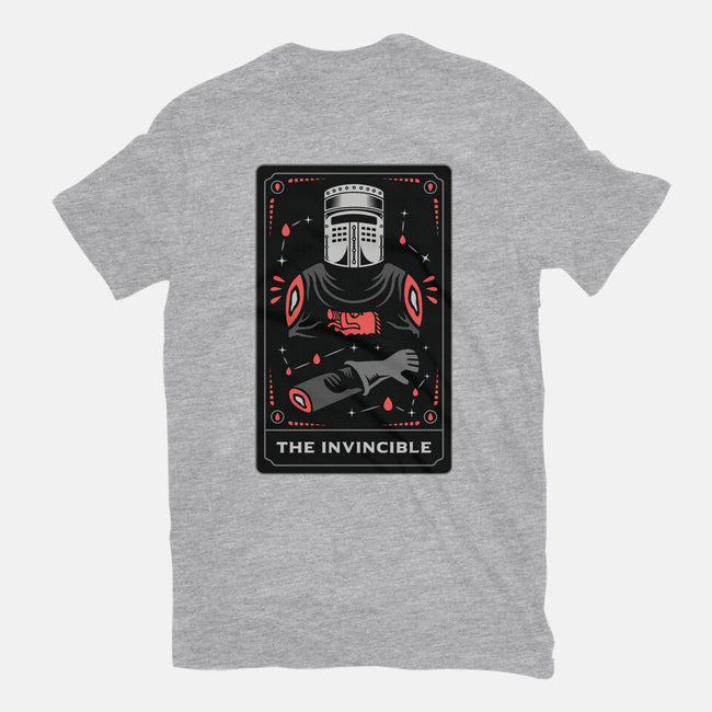 The Invincible Tarot Card-Womens-Fitted-Tee-Logozaste