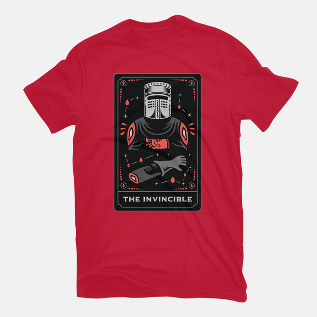 The Invincible Tarot Card-Womens-Fitted-Tee-Logozaste