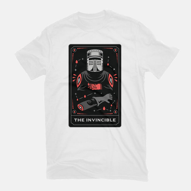 The Invincible Tarot Card-Womens-Fitted-Tee-Logozaste