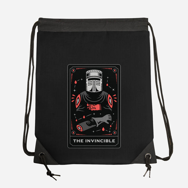 The Invincible Tarot Card-None-Drawstring-Bag-Logozaste