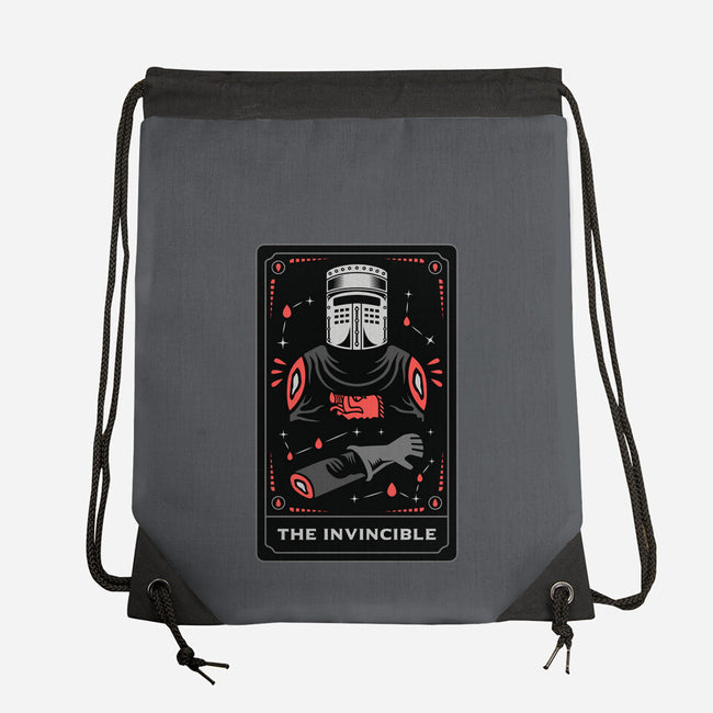 The Invincible Tarot Card-None-Drawstring-Bag-Logozaste