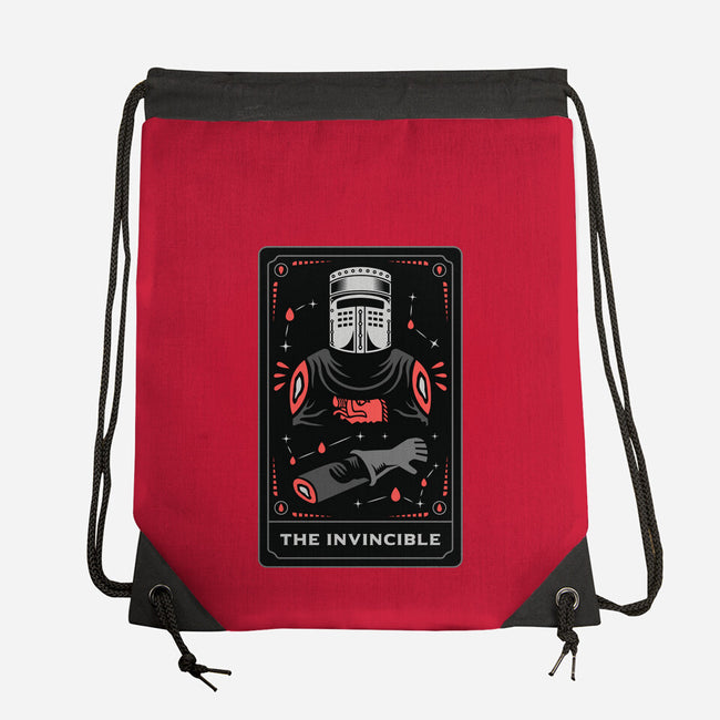 The Invincible Tarot Card-None-Drawstring-Bag-Logozaste