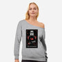 The Invincible Tarot Card-Womens-Off Shoulder-Sweatshirt-Logozaste