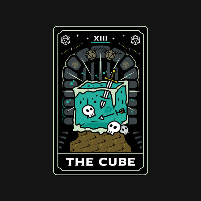 The Cube Tarot Card-Mens-Basic-Tee-Logozaste