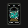 The Cube Tarot Card-Womens-V-Neck-Tee-Logozaste