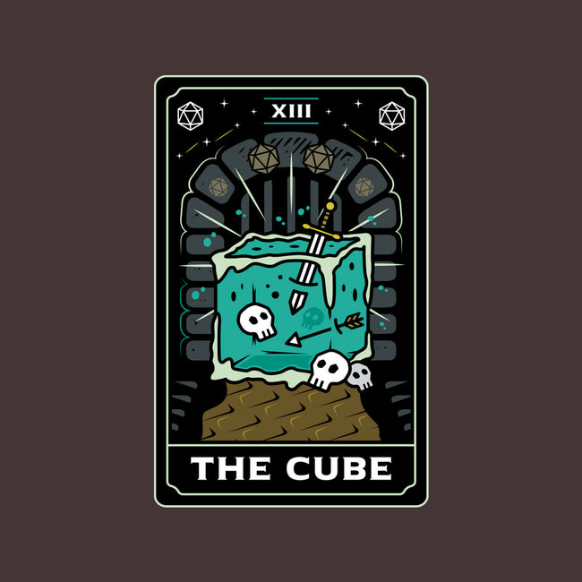 The Cube Tarot Card-Womens-Basic-Tee-Logozaste