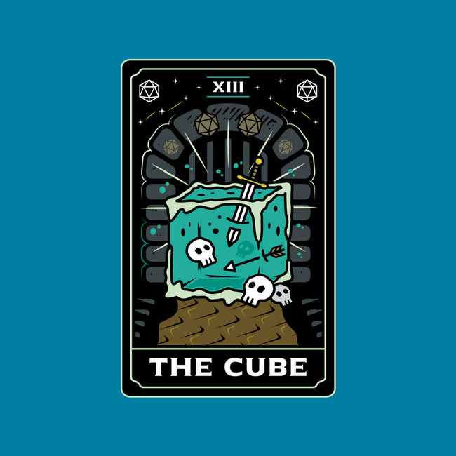 The Cube Tarot Card-None-Removable Cover-Throw Pillow-Logozaste
