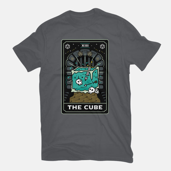 The Cube Tarot Card-Mens-Basic-Tee-Logozaste