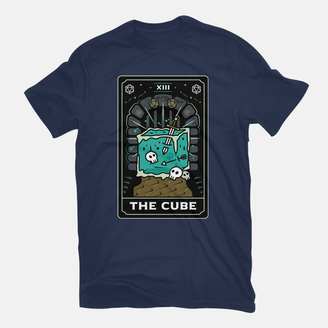 The Cube Tarot Card-Mens-Basic-Tee-Logozaste