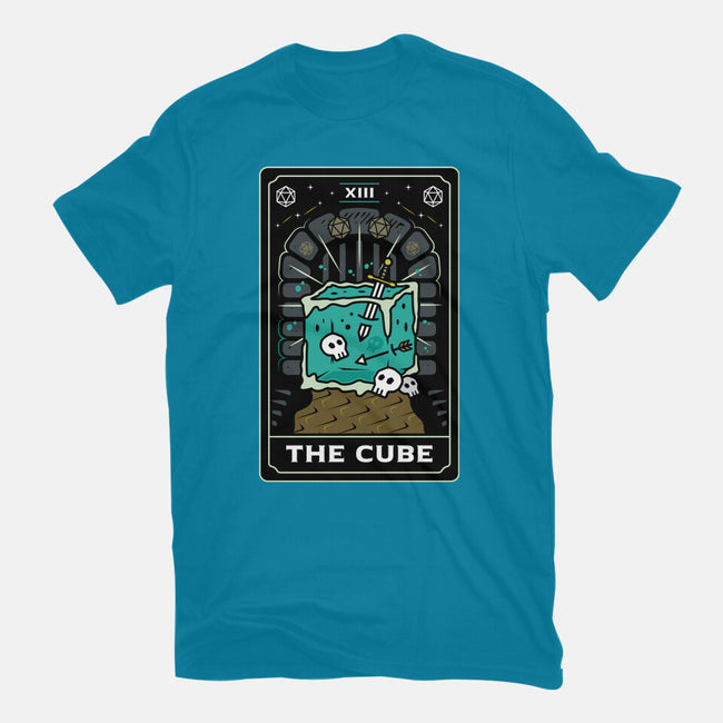 The Cube Tarot Card-Mens-Basic-Tee-Logozaste