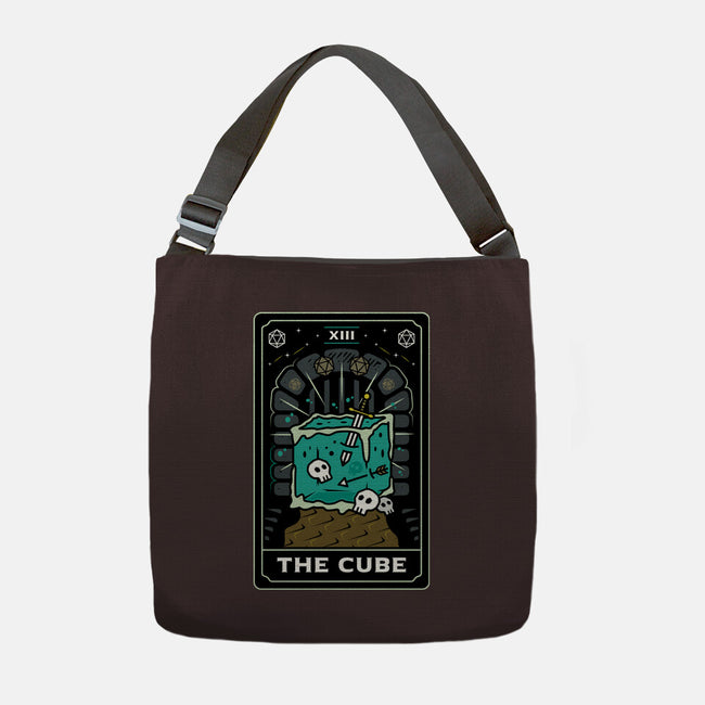 The Cube Tarot Card-None-Adjustable Tote-Bag-Logozaste