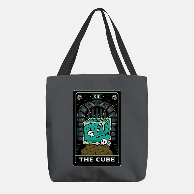 The Cube Tarot Card-None-Basic Tote-Bag-Logozaste