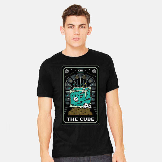 The Cube Tarot Card-Mens-Heavyweight-Tee-Logozaste