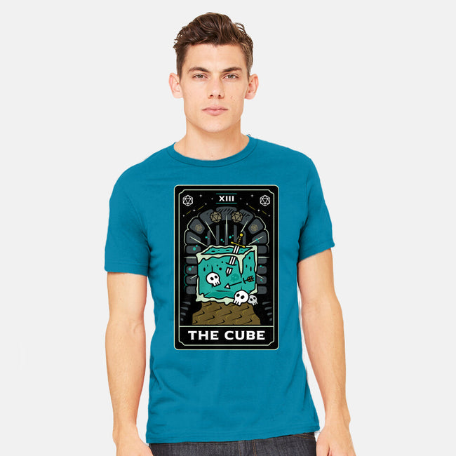 The Cube Tarot Card-Mens-Heavyweight-Tee-Logozaste