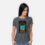 The Cube Tarot Card-Womens-Basic-Tee-Logozaste