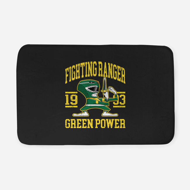 Fighting Ranger-None-Memory Foam-Bath Mat-retrodivision