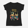 Robot Learning-Womens-V-Neck-Tee-Hafaell