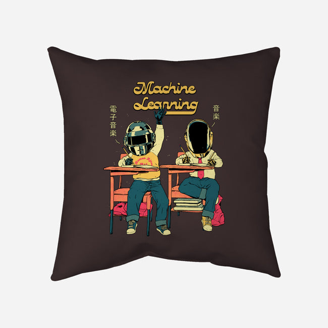 Robot Learning-None-Removable Cover w Insert-Throw Pillow-Hafaell