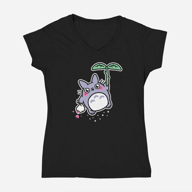 You Found Me-womens v-neck tee-Minilla