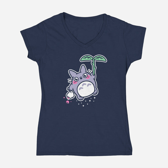 You Found Me-womens v-neck tee-Minilla