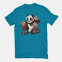 Panda Tattoo-Womens-Basic-Tee-ricolaa