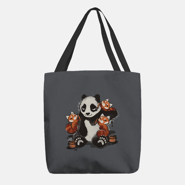 Panda Tattoo-None-Basic Tote-Bag-ricolaa