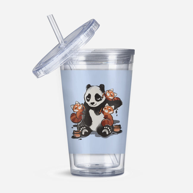 Panda Tattoo-None-Acrylic Tumbler-Drinkware-ricolaa