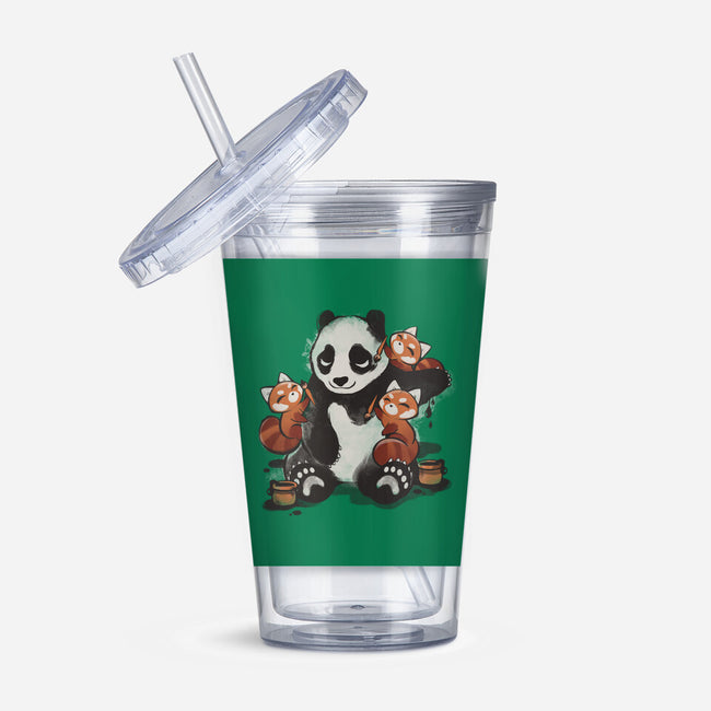 Panda Tattoo-None-Acrylic Tumbler-Drinkware-ricolaa