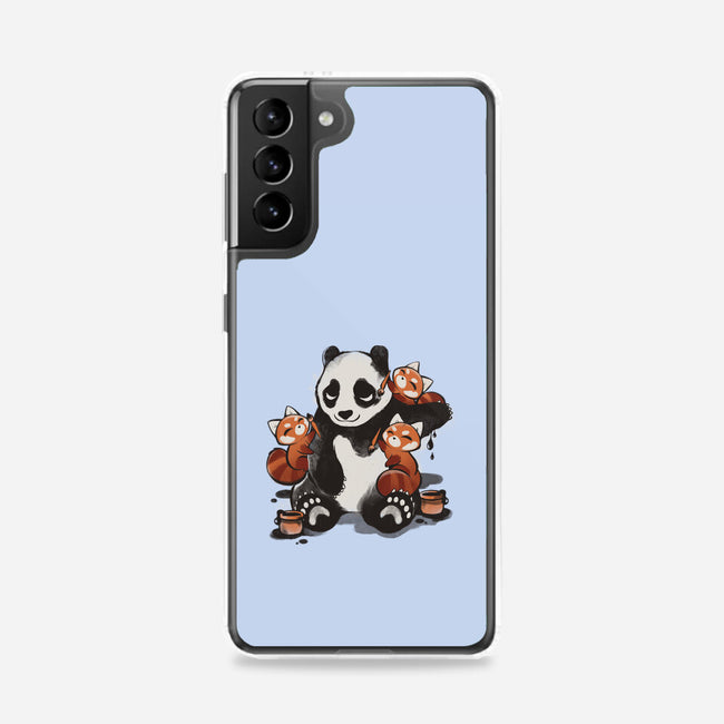 Panda Tattoo-Samsung-Snap-Phone Case-ricolaa