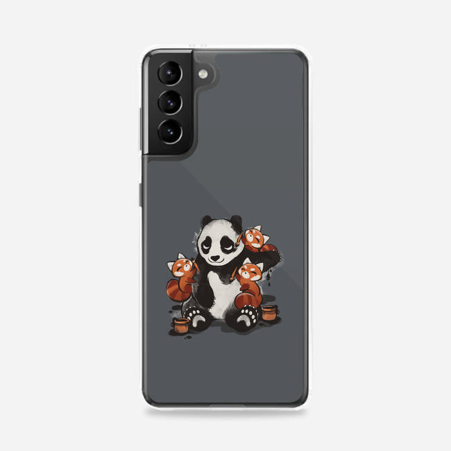 Panda Tattoo-Samsung-Snap-Phone Case-ricolaa